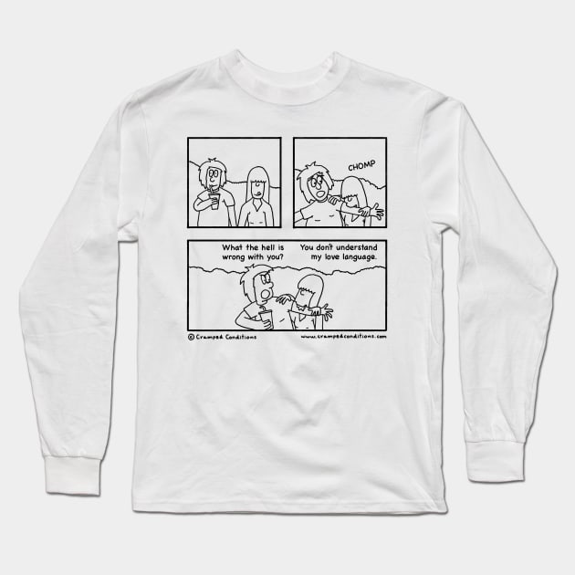 Chomp Long Sleeve T-Shirt by crampedconditions
